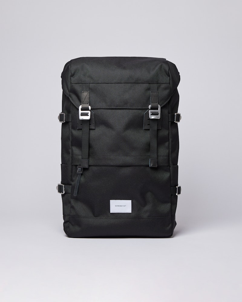 Sandqvist Backpack Black Harald Sandqvist Backpack Black Harald