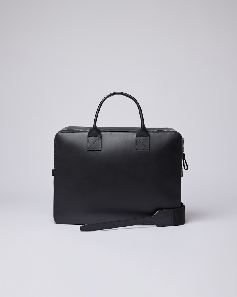 Seth Leather - Briefcase - Black - Sandqvist 2
