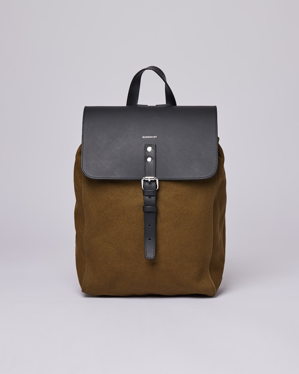 Alva belongs to the category Backpacks and is in color olive (1 of 6)