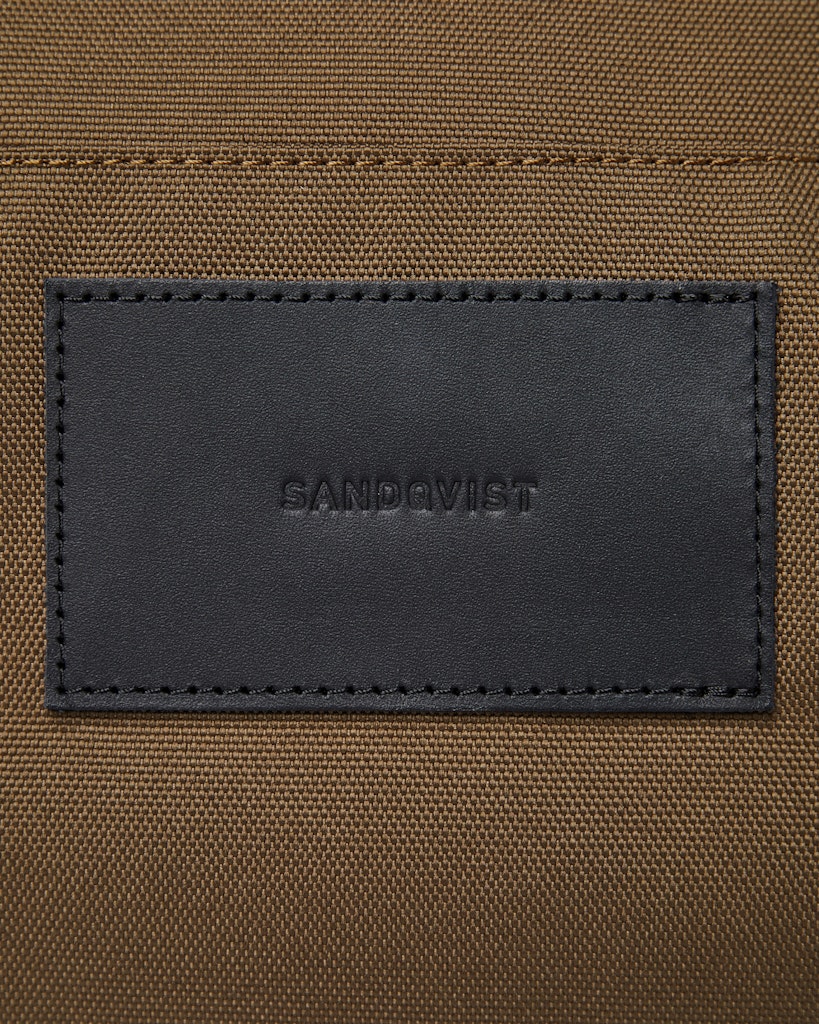 Sandqvist - Weekend Bag - Olive - Black- Leather MILTON 1