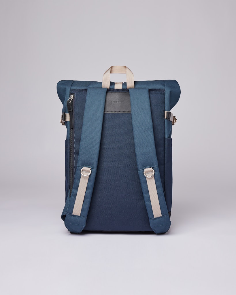 Sandqvist - Backpack - multi - steel - blue - navy - blue - ILON 2