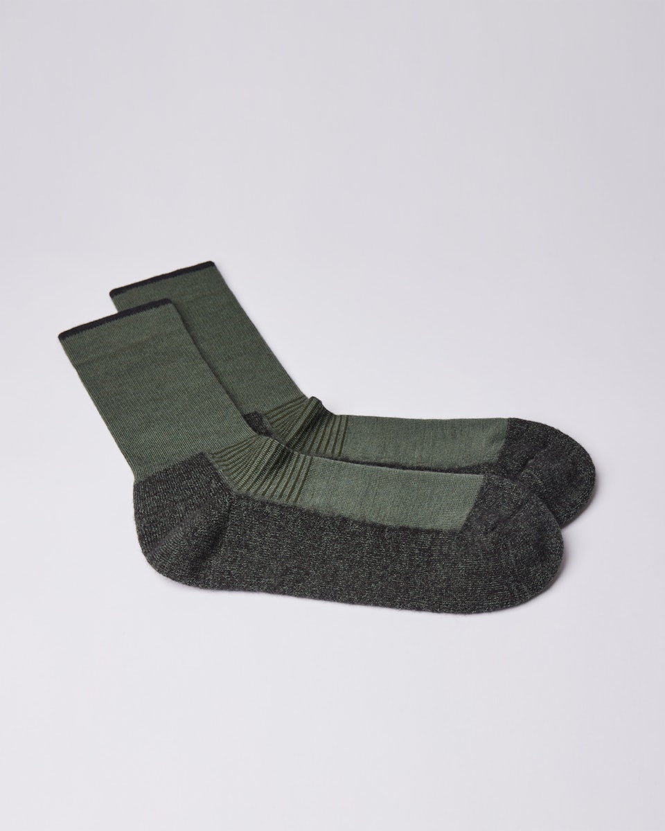 Wool Sock är i färgen grön & grön (3 av 3)