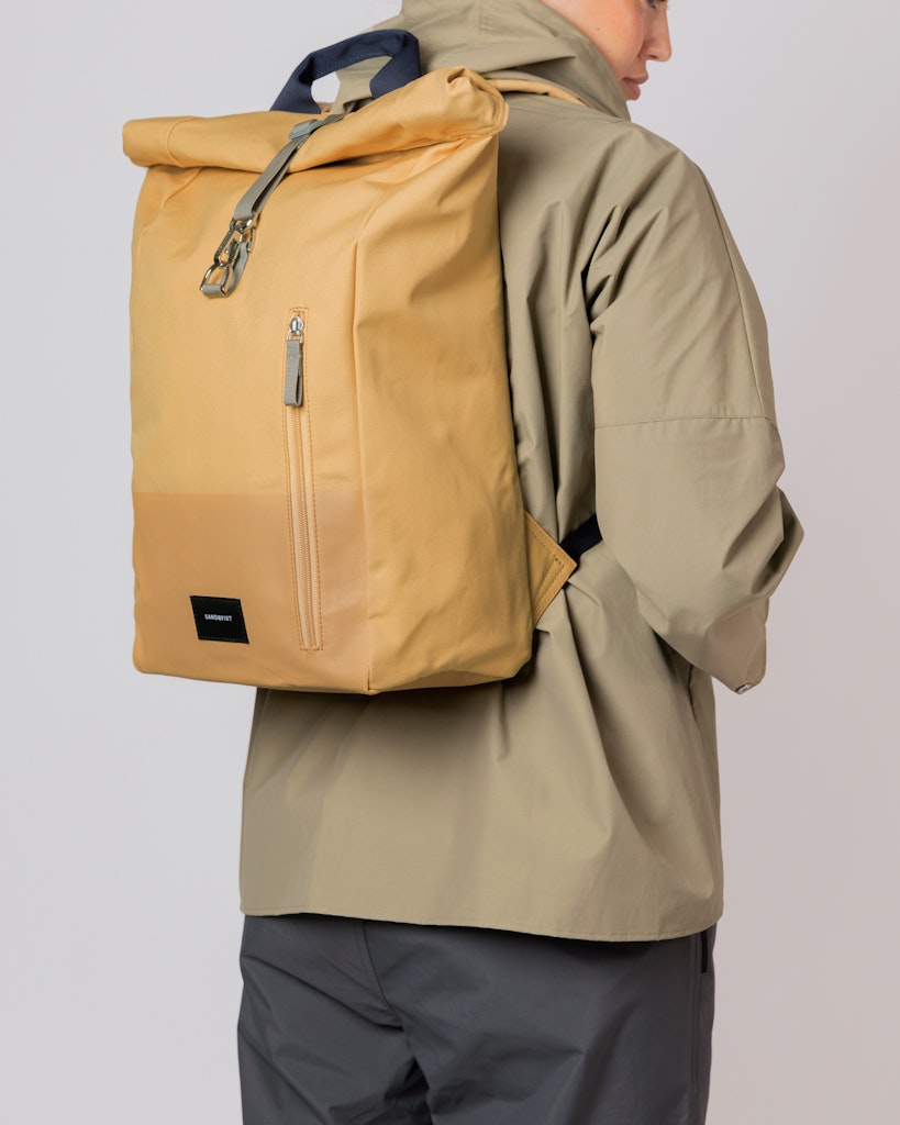 Dante Vegan - Backpack - Yellow Leaf | Sandqvist 6