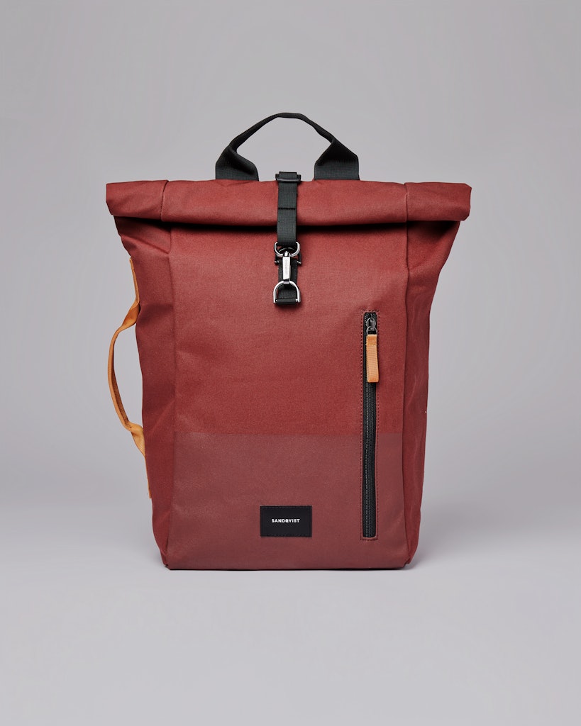 Dante Vegan - Backpack - Autumn Leaf Brown Red | Sandqvist