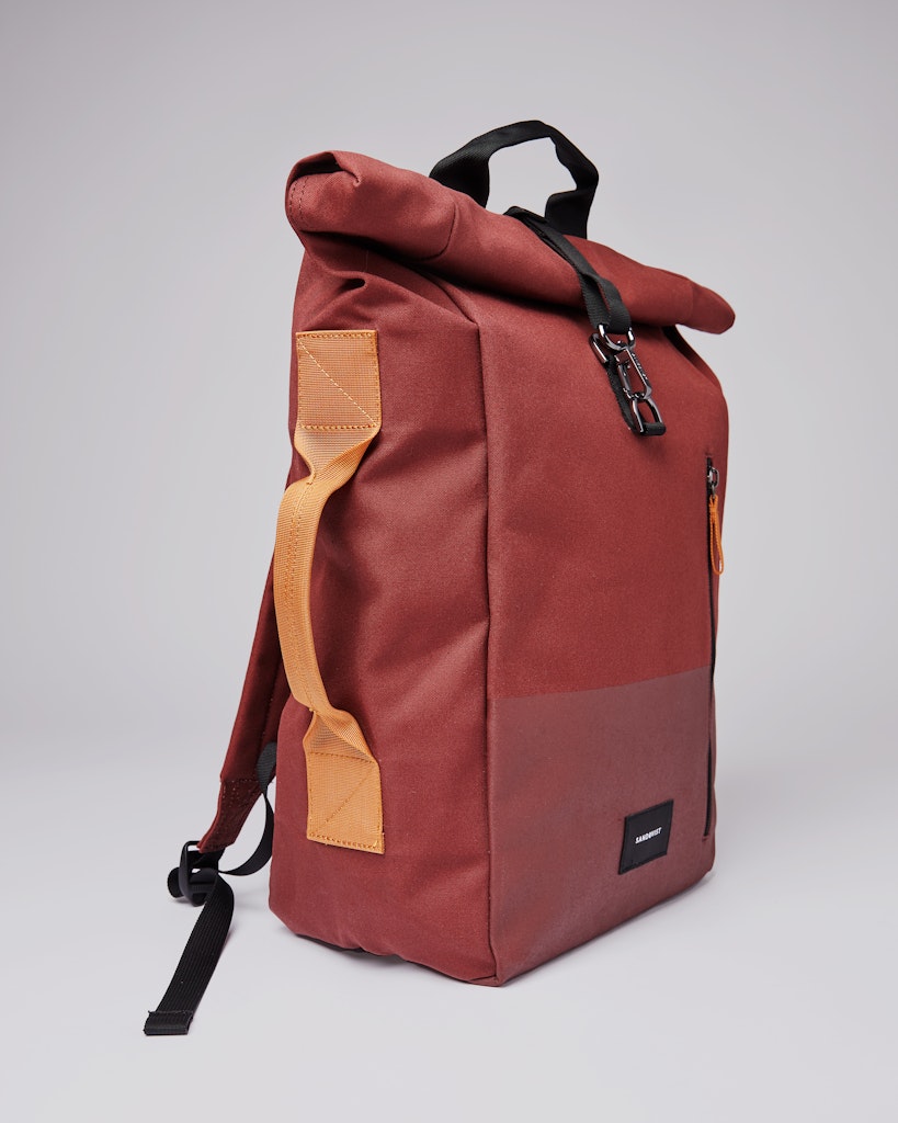 Dante Vegan - Backpack - Autumn Leaf Brown Red | Sandqvist 3