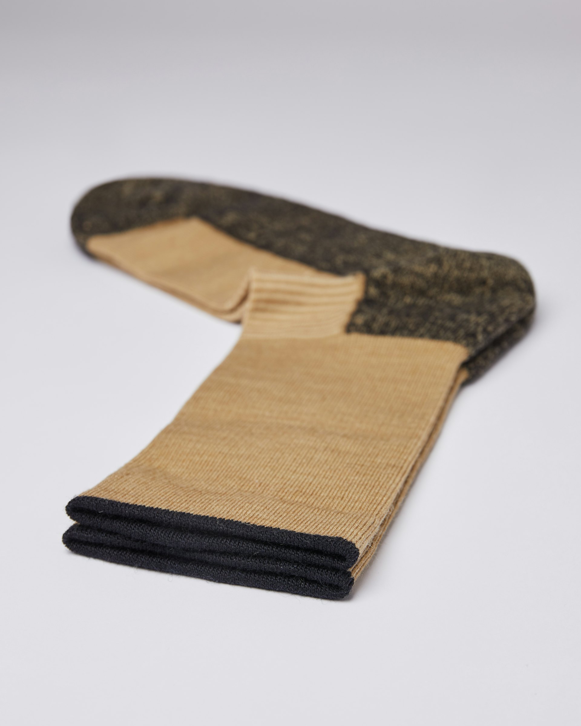 Wool sock belongs to the category Items and is in color black & bronze (2 of 3)