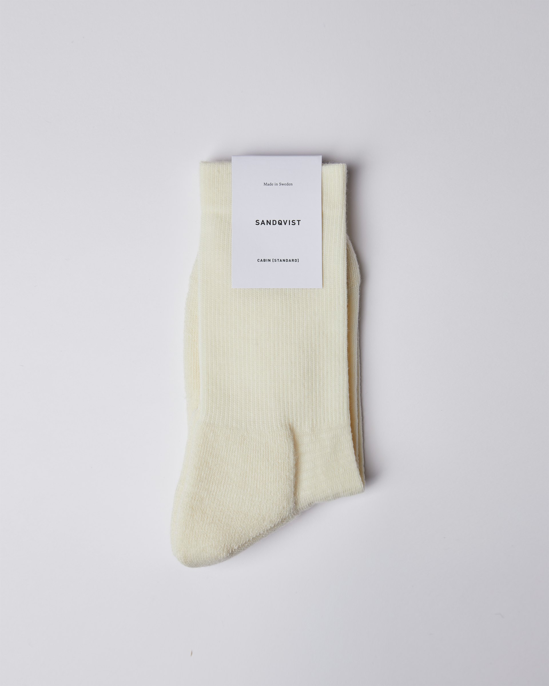 Wool sock belongs to the category Items and is in color off white (1 of 3)