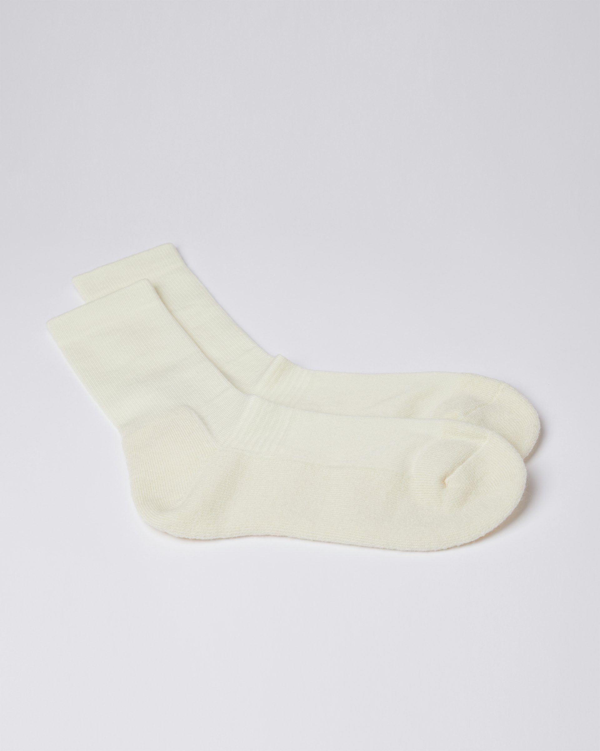 Wool sock is in color off white (3 of 3)