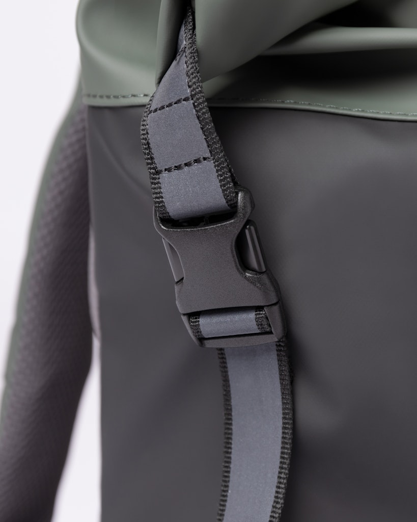 Konrad - Backpack - Multi Black Lichen Green | Sandqvist 4