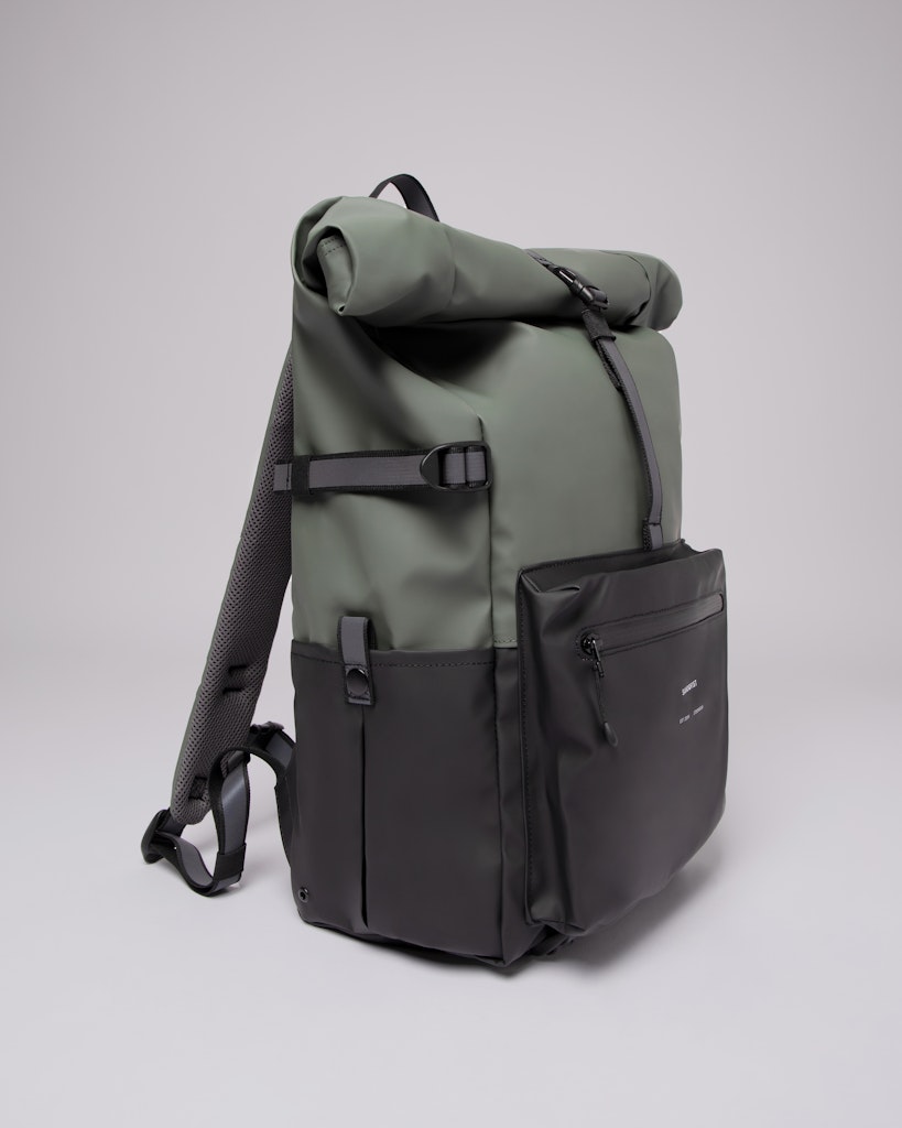 Ruben 2.0 - Backpack - Multi Black Lichen Green | Sandqvist 3