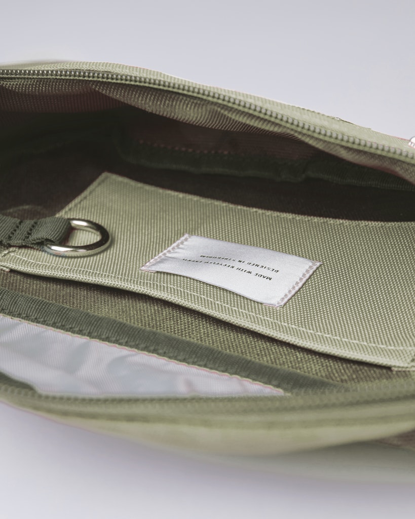 Aste - Bum bag - Multi Dew Green - Night Grey | Sandqvist 3