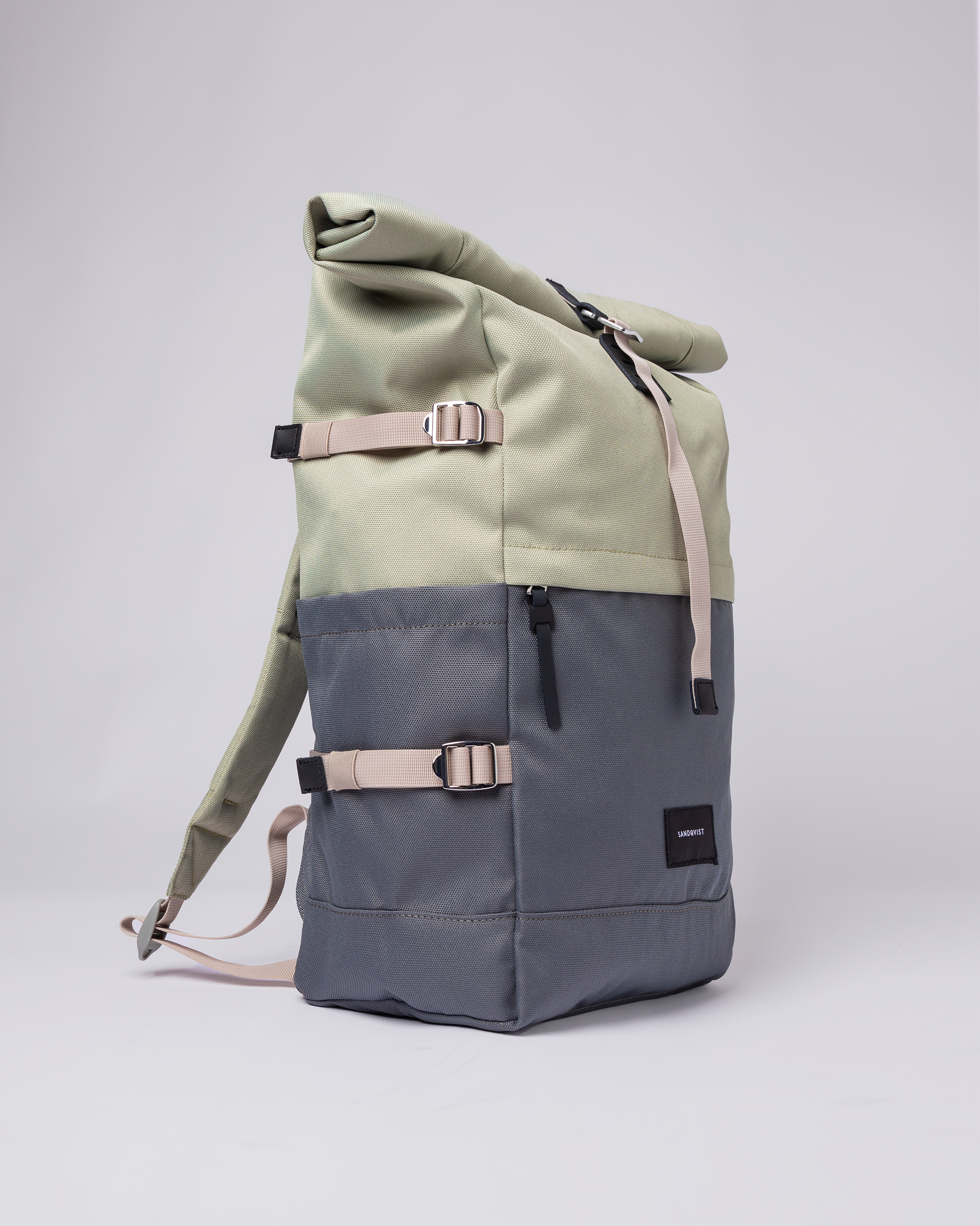 Bernt - Backpack Sandqvist Dew Multi - Grey - Green Night 