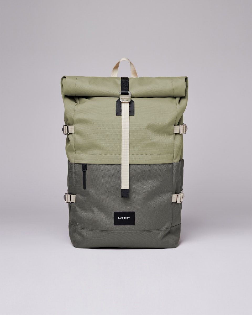 Bernt belongs to the category Backpacks and is in color dew green & night grey (1 of 9)