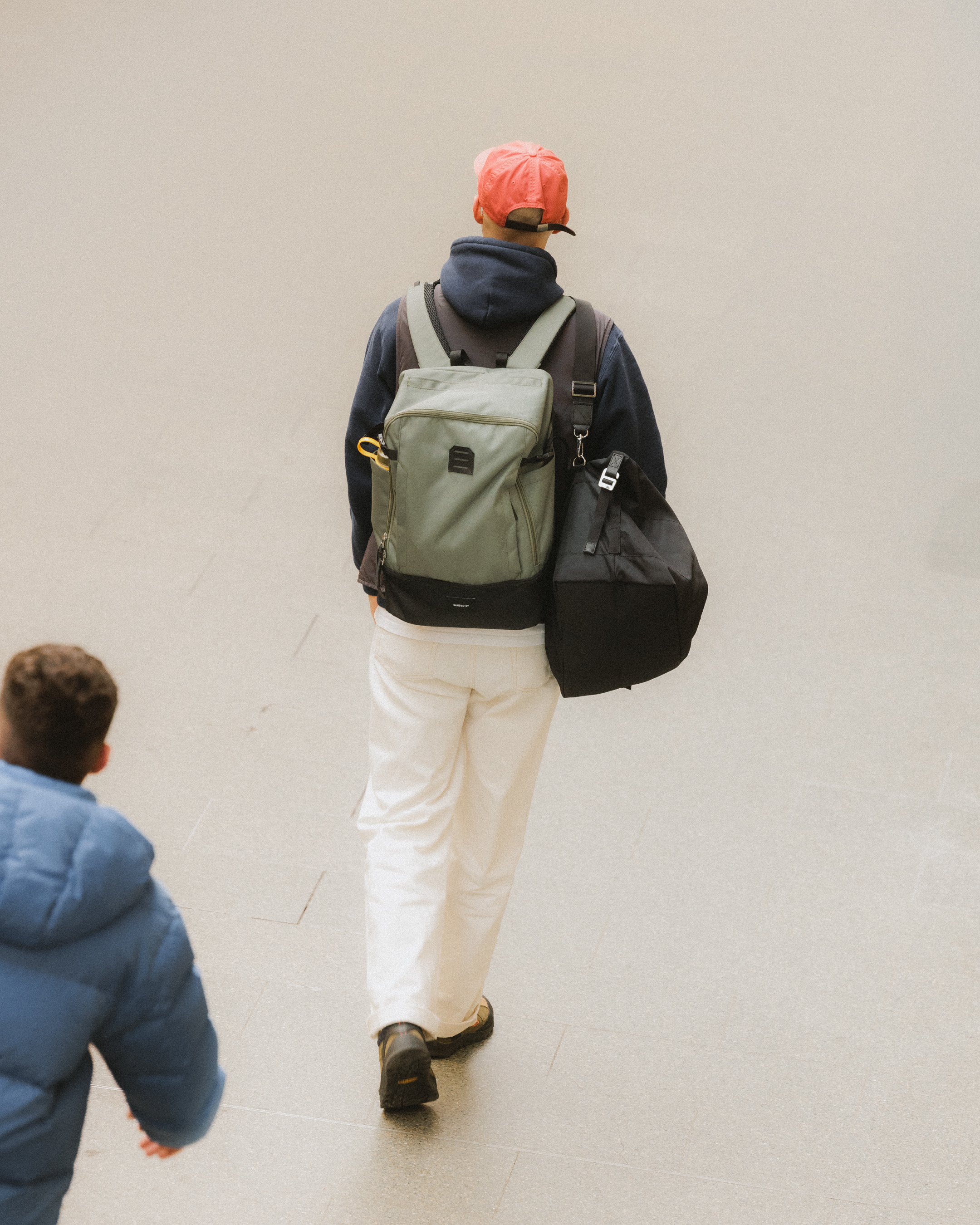 Sandqvist Alva Nylon Backpack - Military Olive Green