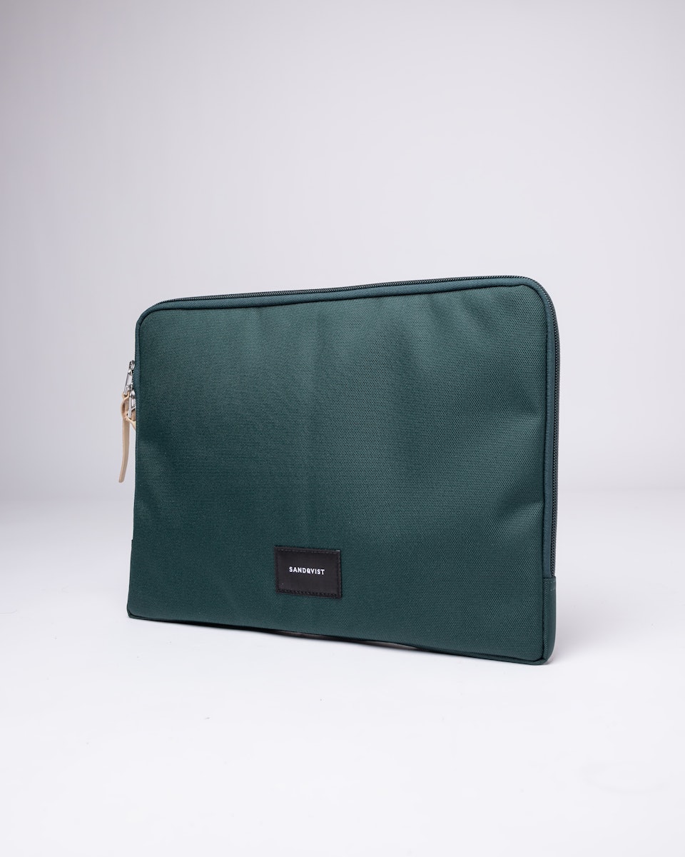 Laptop sleeve belongs to the category Laptop cases and is in color deep green (3 of 4)