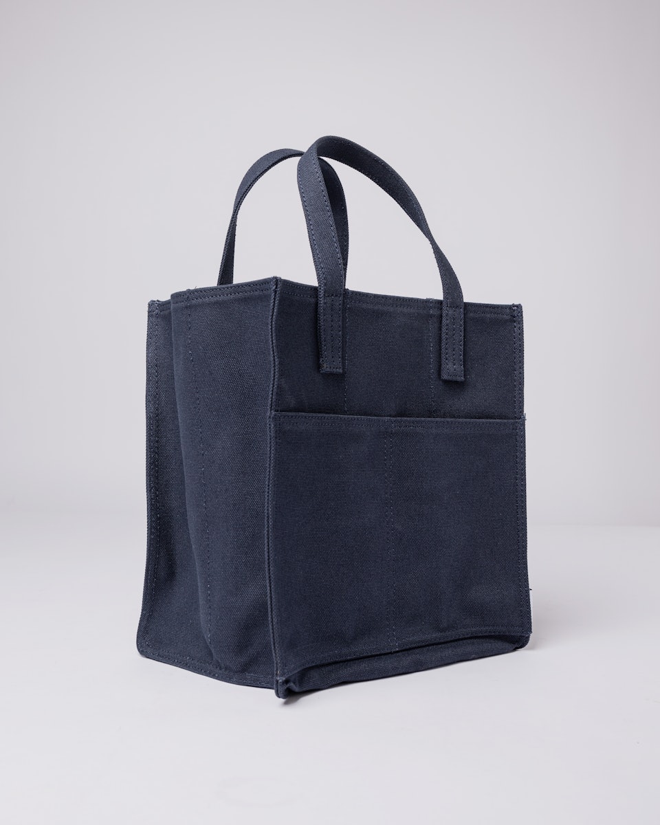 Bottle bag belongs to the category Tote bags and is in color navy (3 of 4)