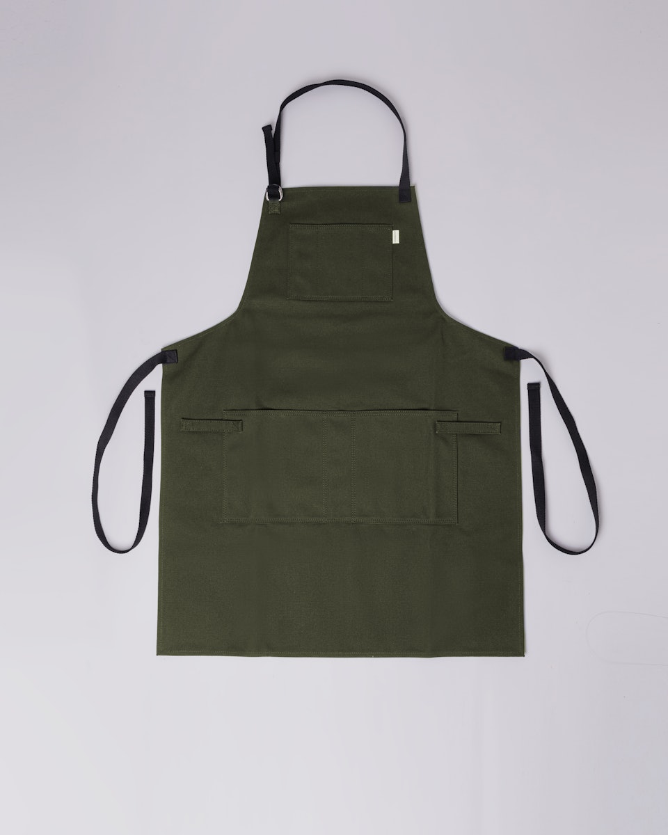 Apron belongs to the category Items and is in color olive (1 of 3)