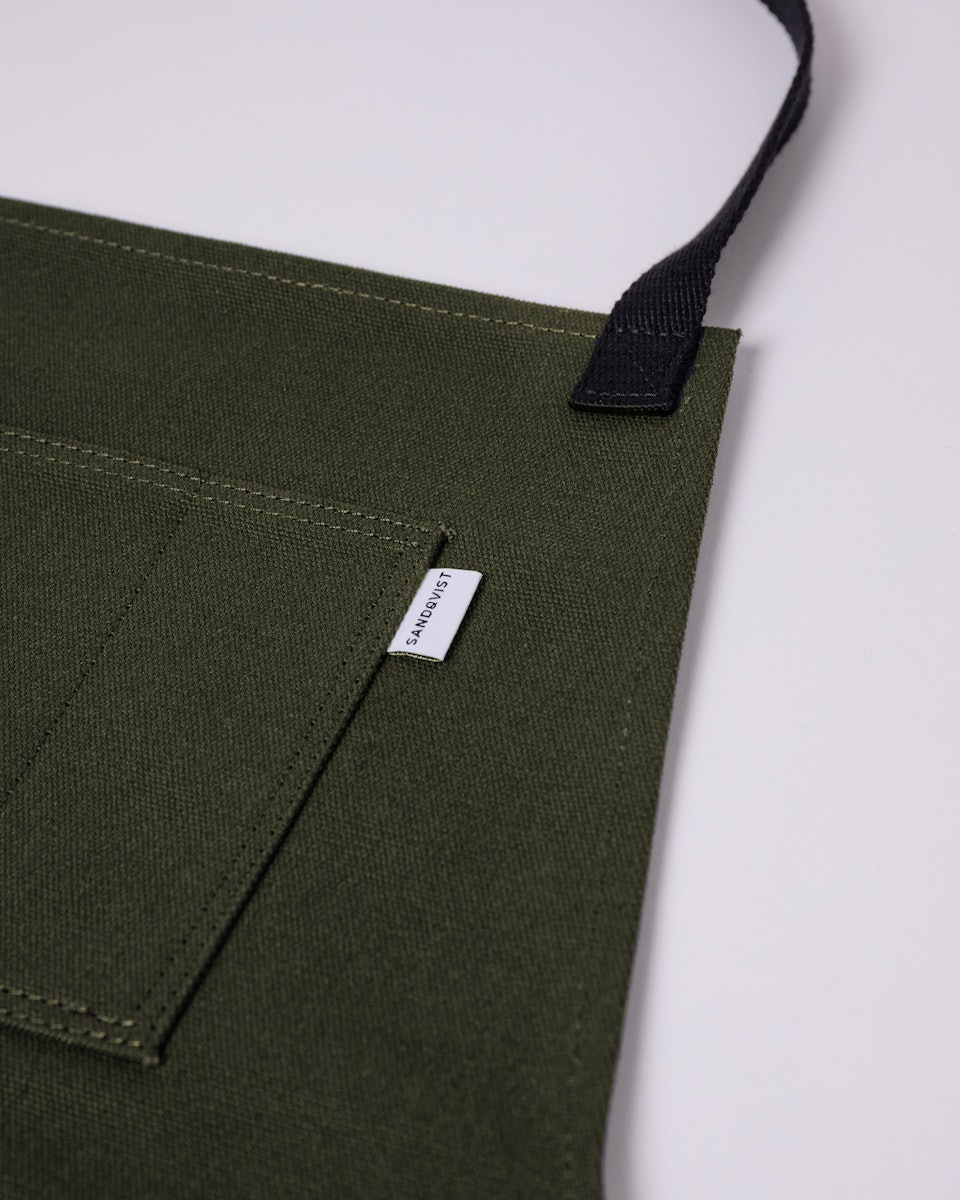 Apron belongs to the category Items and is in color olive (2 of 3)