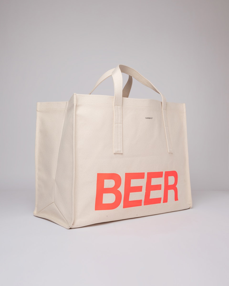 All purpose bag L x OMNIPOLLO belongs to the category Archive  and is in color greige with print (5 of 9)