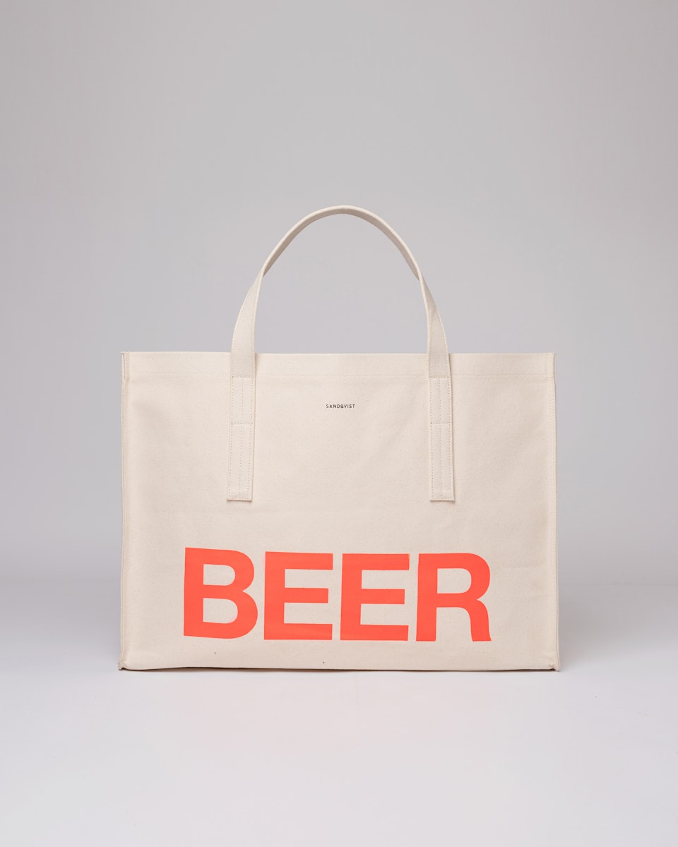 All purpose bag L x OMNIPOLLO belongs to the category Archive  and is in color greige with print (2 of 9)