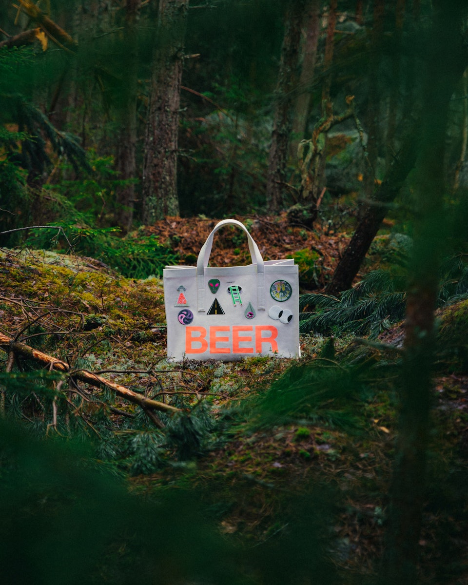 All purpose bag L x OMNIPOLLO belongs to the category Collaborations and is in color greige with print (8 of 9)