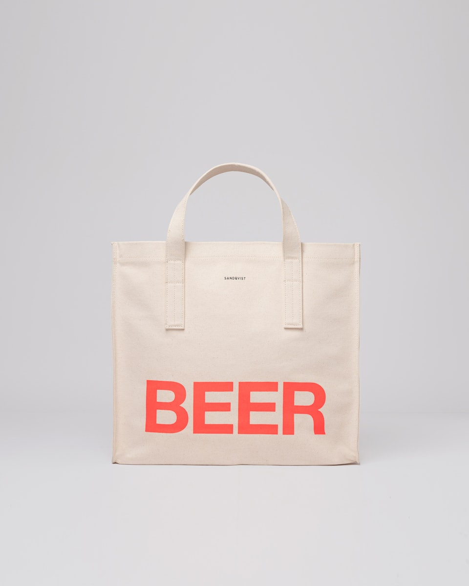 All purpose bag M x OMNIPOLLO belongs to the category Collaborations and is in color greige with print (2 of 8)