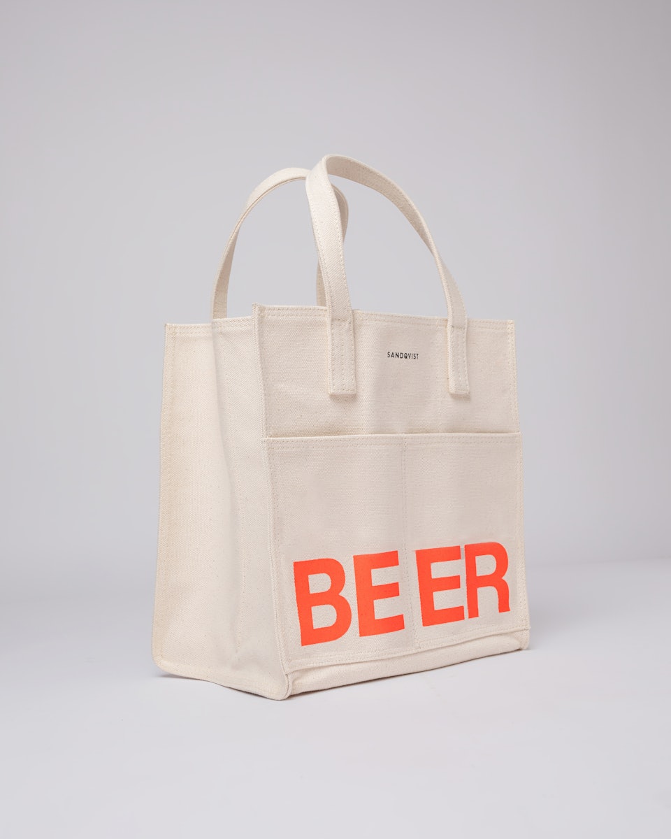 Bottle bag x OMNIPOLLO appartient à la catégorie Collaborations et est en couleur greige with print (5 de 9)