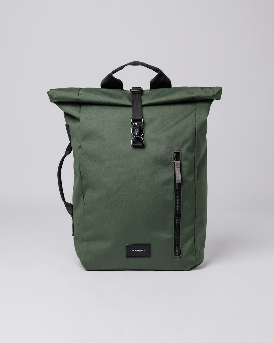 Dante vegan belongs to the category Backpacks and is in color dawn green with black webbing (1 of 9)