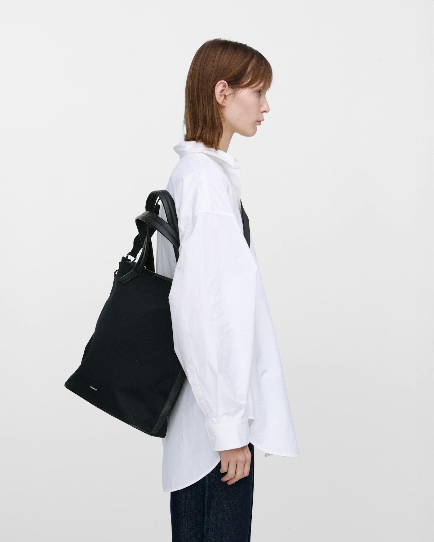 Everyday zipper tote bag est en couleur noir (12 de 14)
