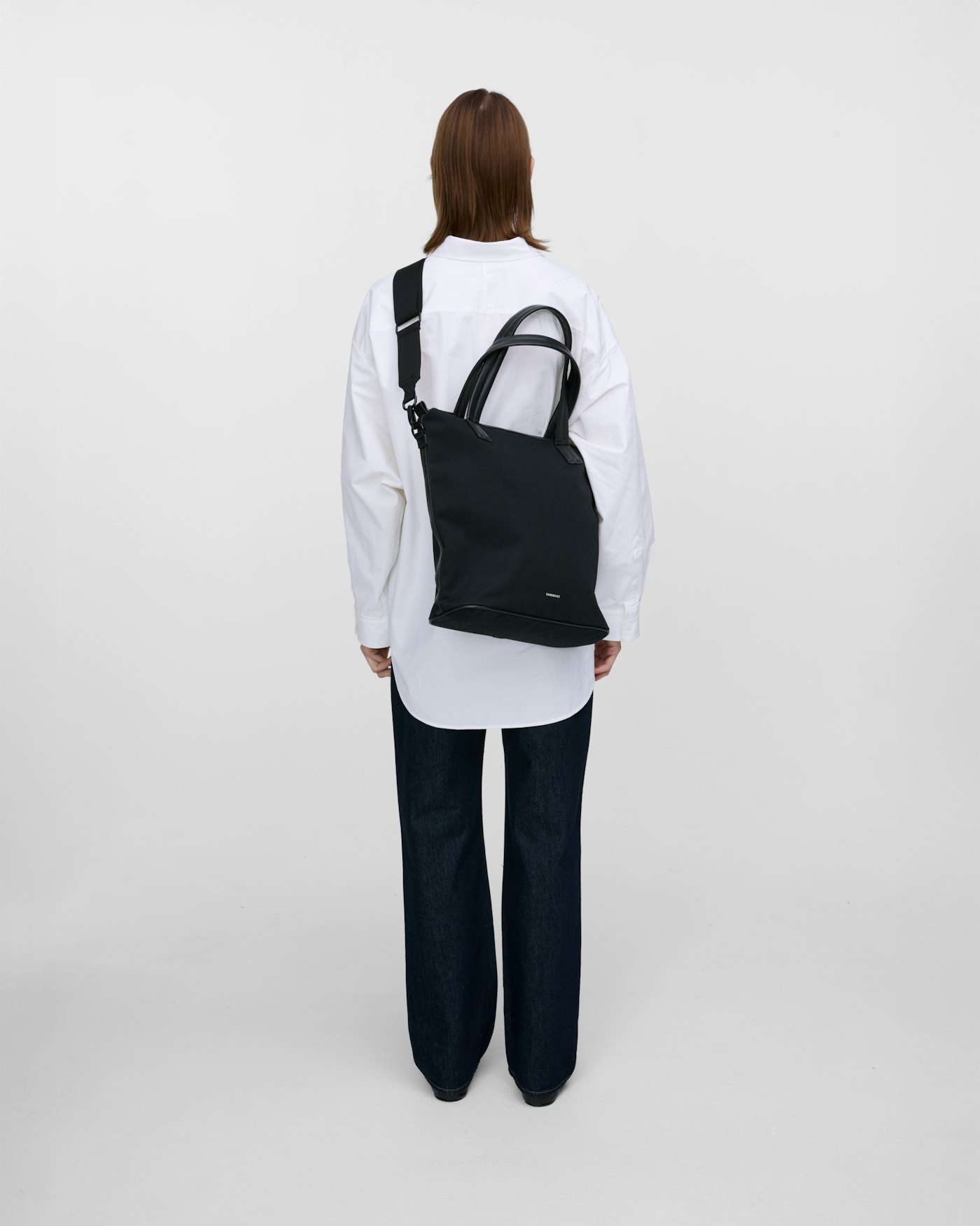 Everyday zipper tote bag est en couleur noir (13 de 14)