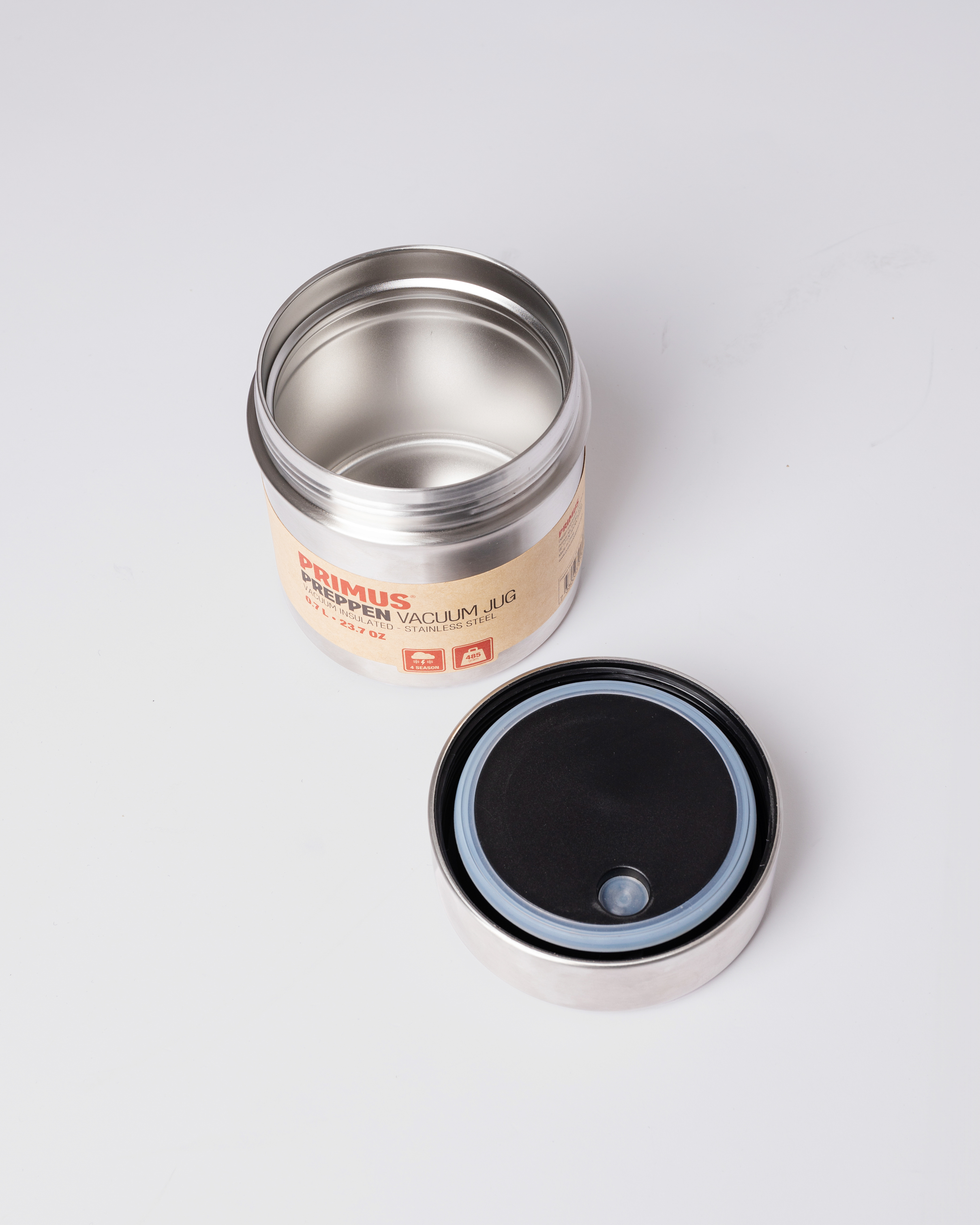 PREPPEN Lunch Jug 0.7L is in color silver (3 of 3)