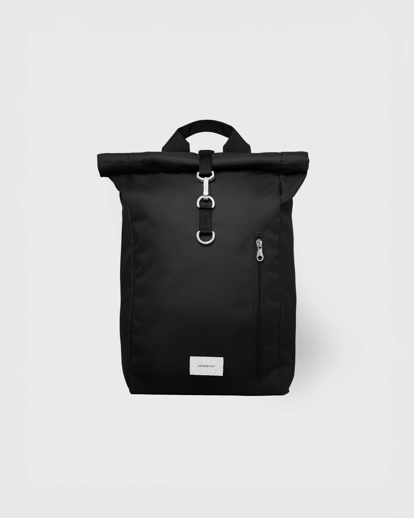 GROUND Rolltop Backpack L is in color black (1 of 12)