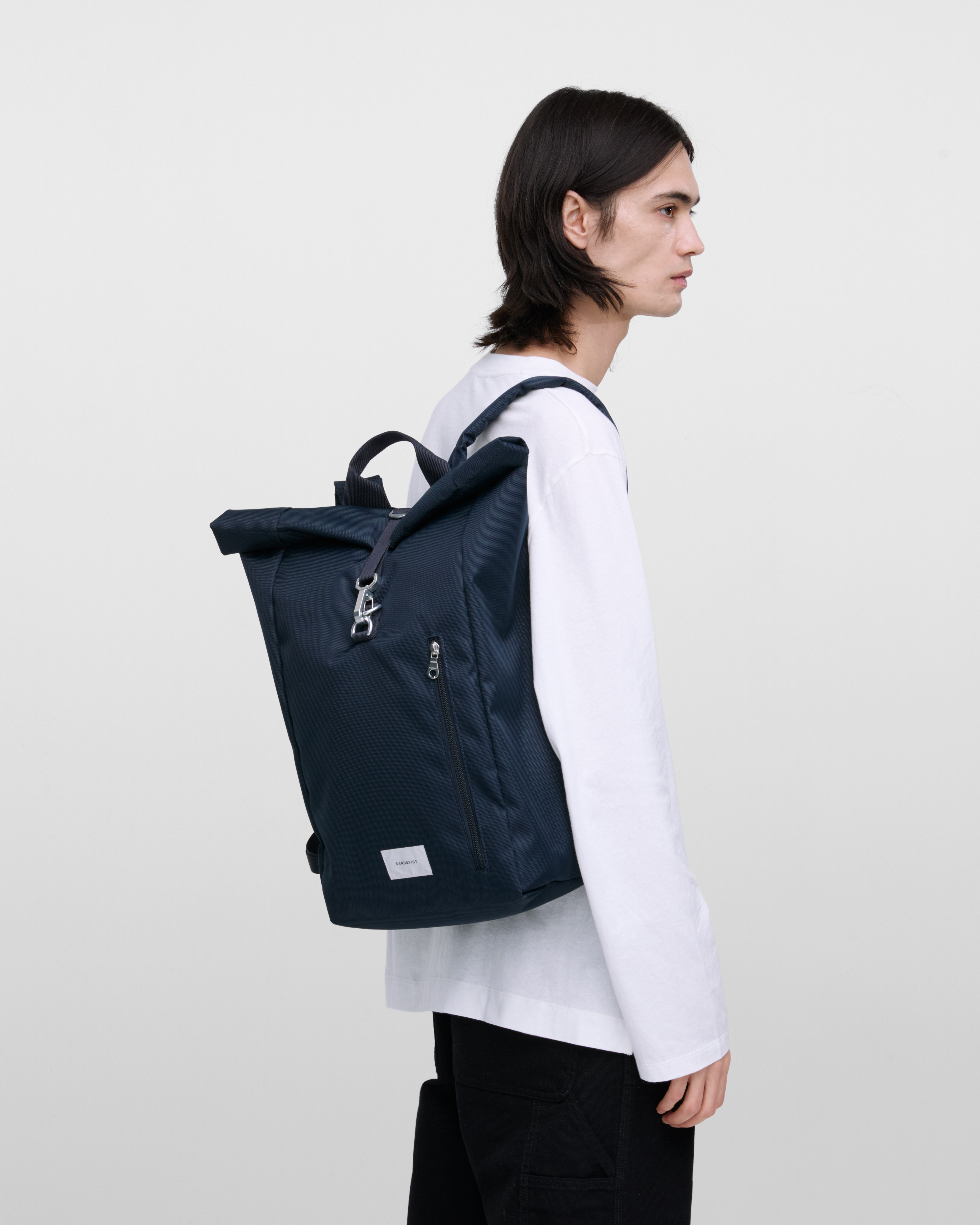 バッグ [SANDQVIST] NOA Backpack GROUND Rolltop Backpack L | Navy | Ex Dante | Sandqvist