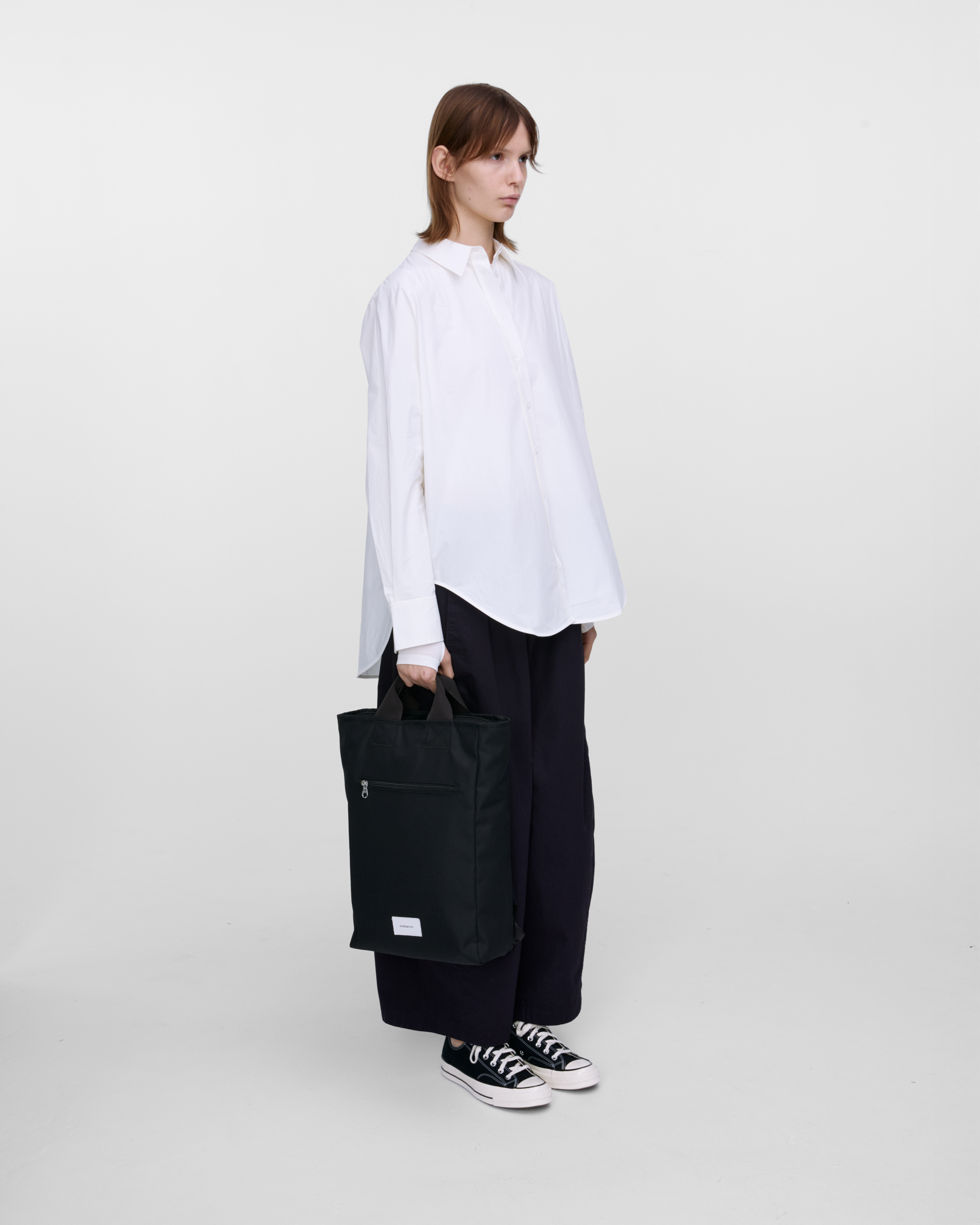 GROUND 2-Way Bag Black | Tote & Backback Ex Tony Sandqvist