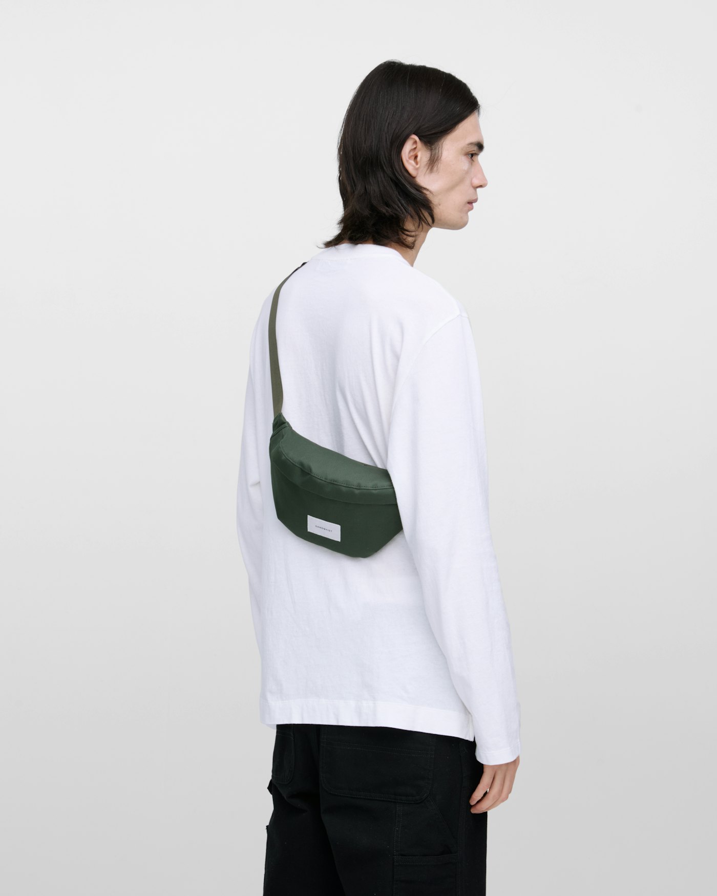 GROUND crossbody bag est en couleur vert de l'aube (8 de 9)