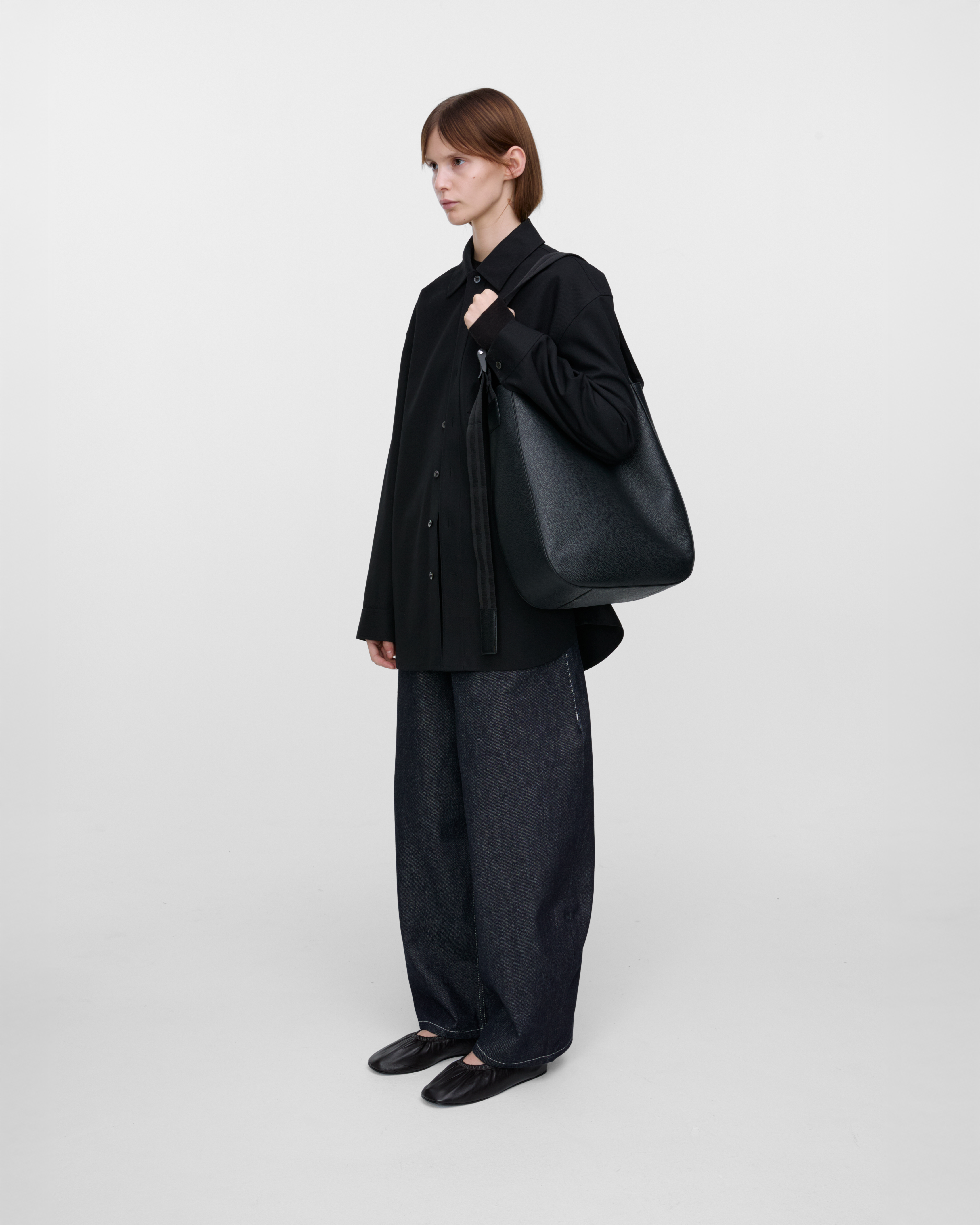 ショルダーバッグ・ポシェット ^MUCENT^ Crocker Signature Leather Shoulder Bag Unisex P0000 BORSE en PELLE Mint Blue Leather Flap Top Handle Shoulder