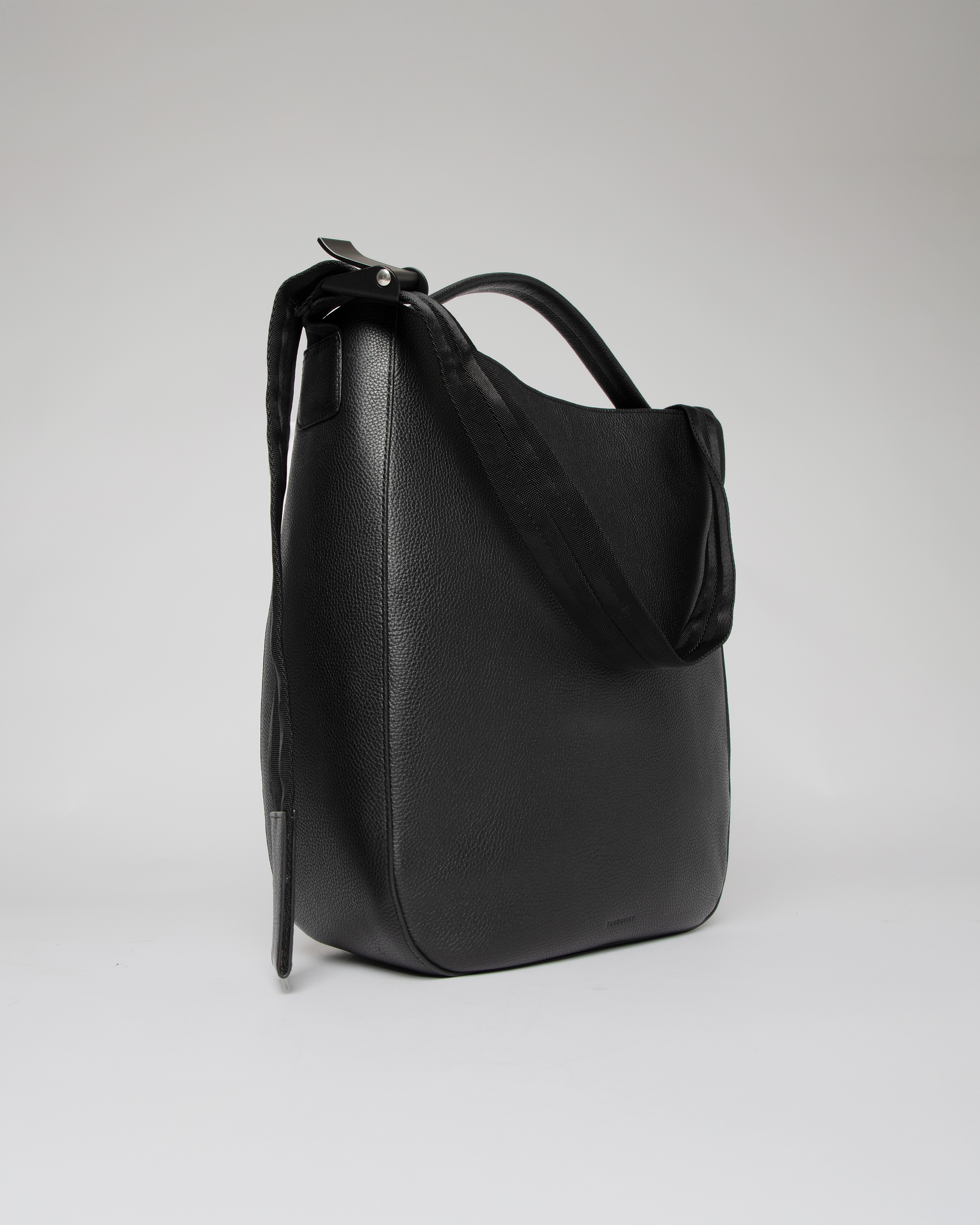 Black leather hobo purse online