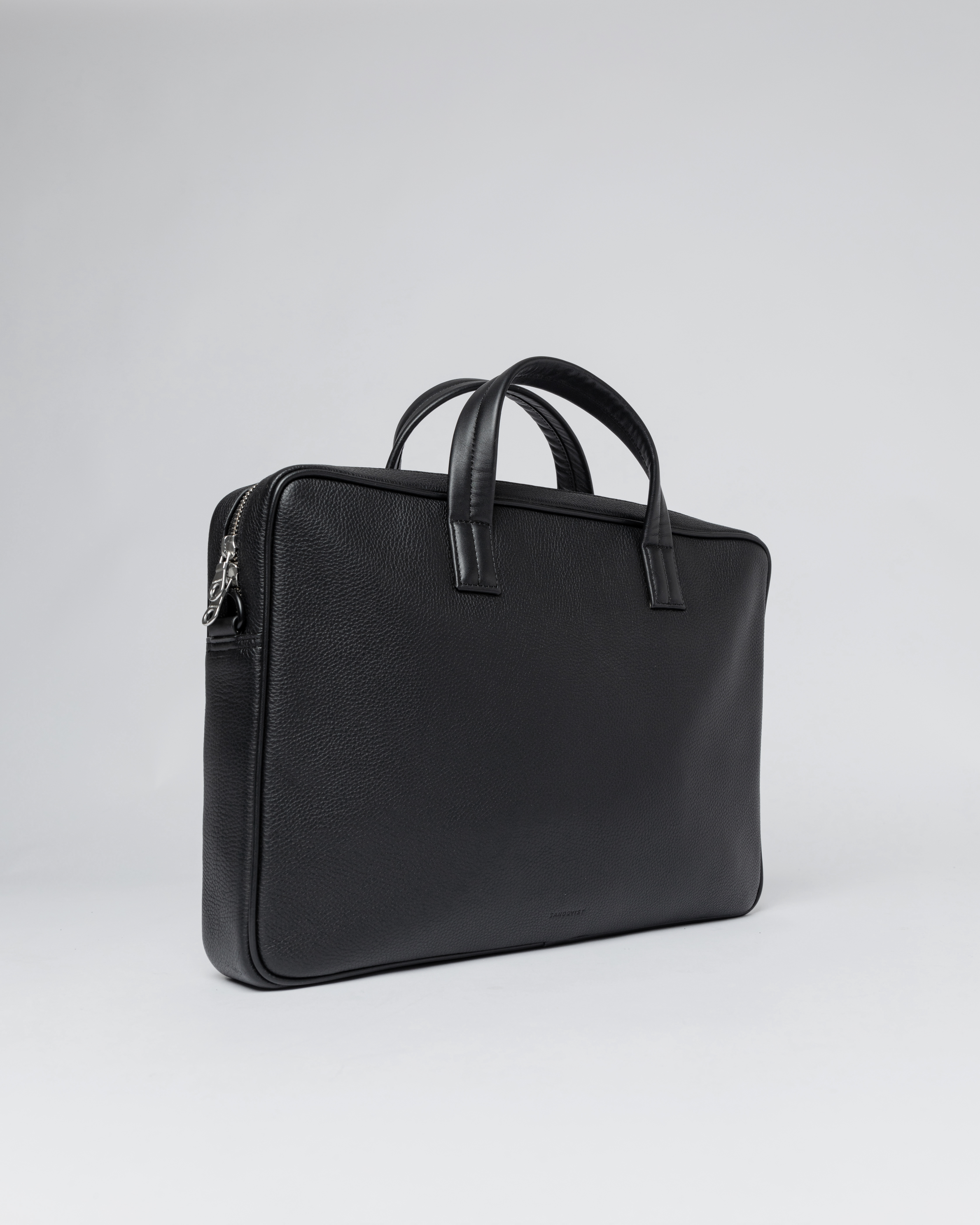 Leather Briefcase Porte documents Noir Sandqvist