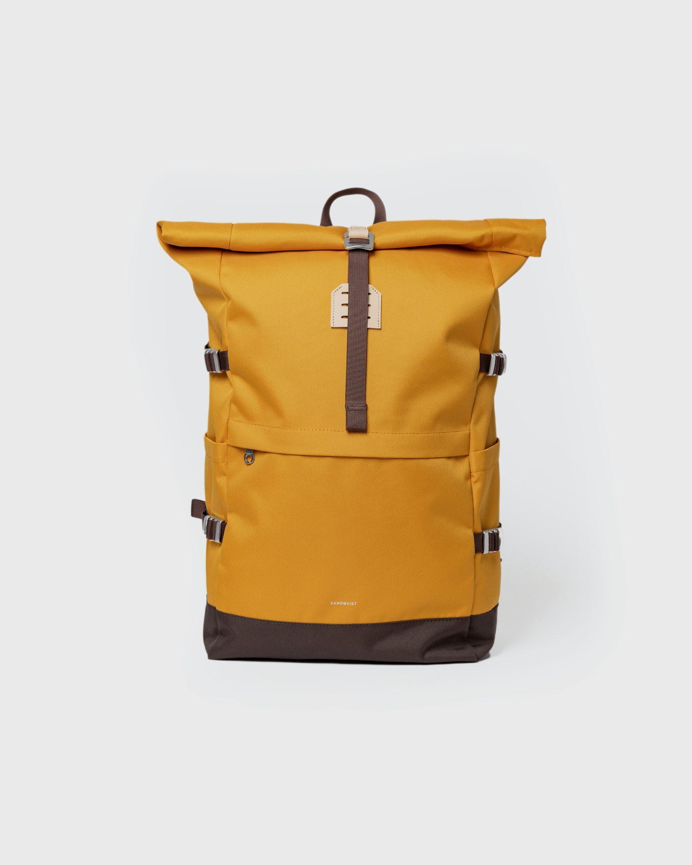ICON Rolltop Backpack L is in color golden yellow (1 of 6)