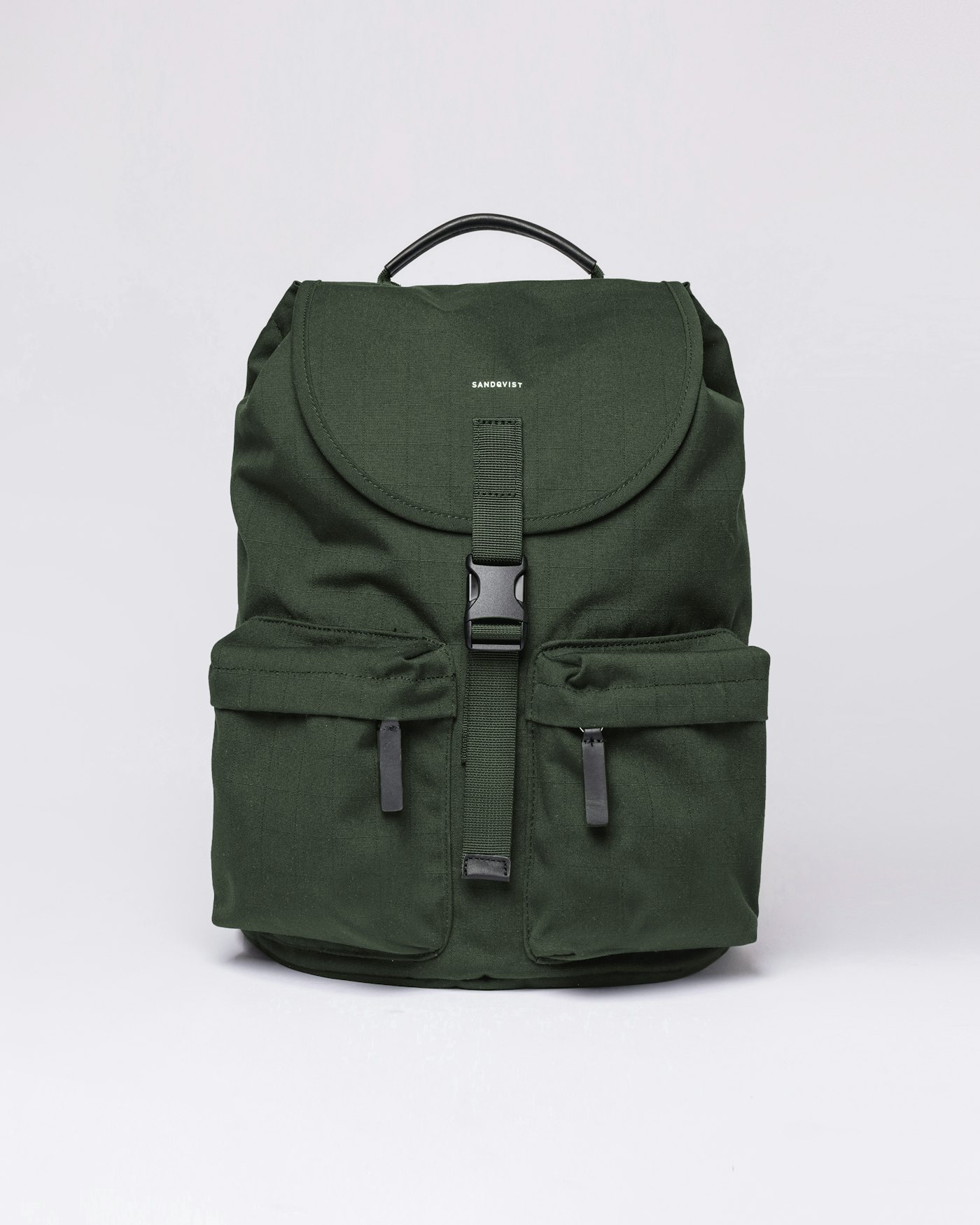 Everyday rucksack is in color dark green (1 of 5)