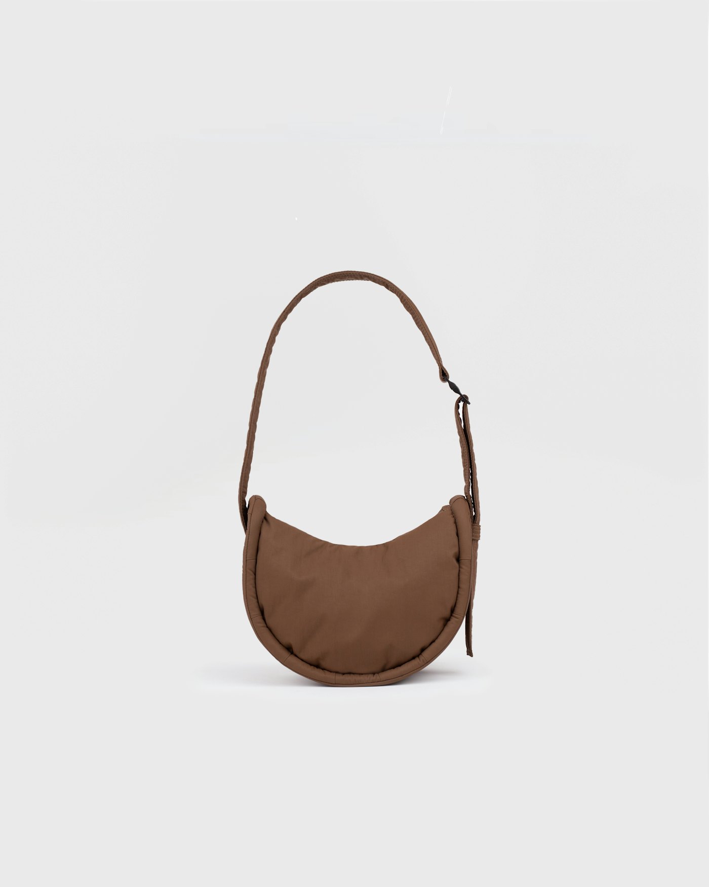 CURVE Half Moon Bag Mini is in color dark taupe (4 of 15)