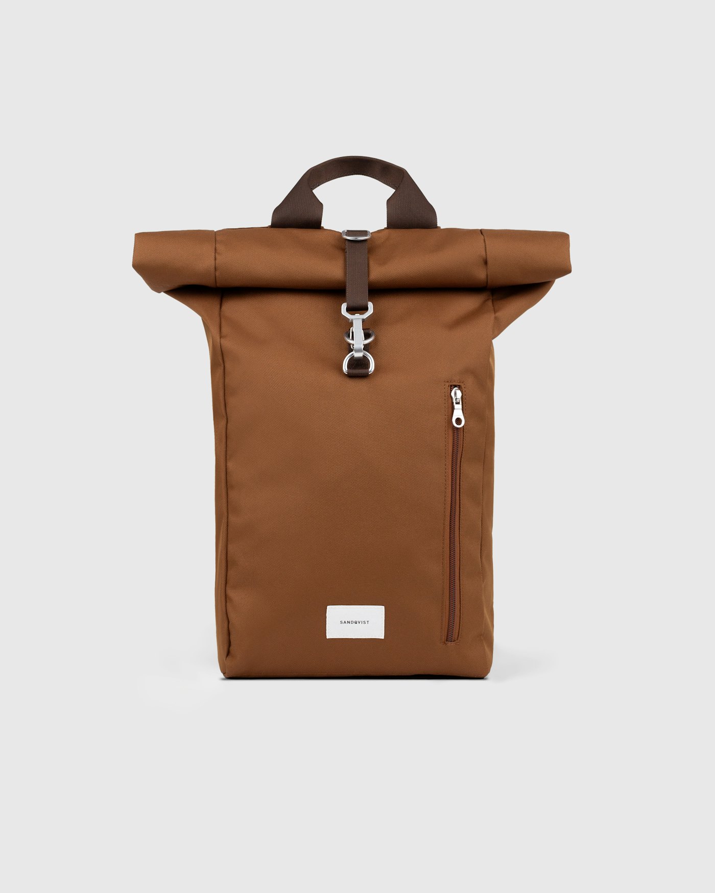 GROUND Rolltop backpack L är i färgen sepia brown (1 av 10)