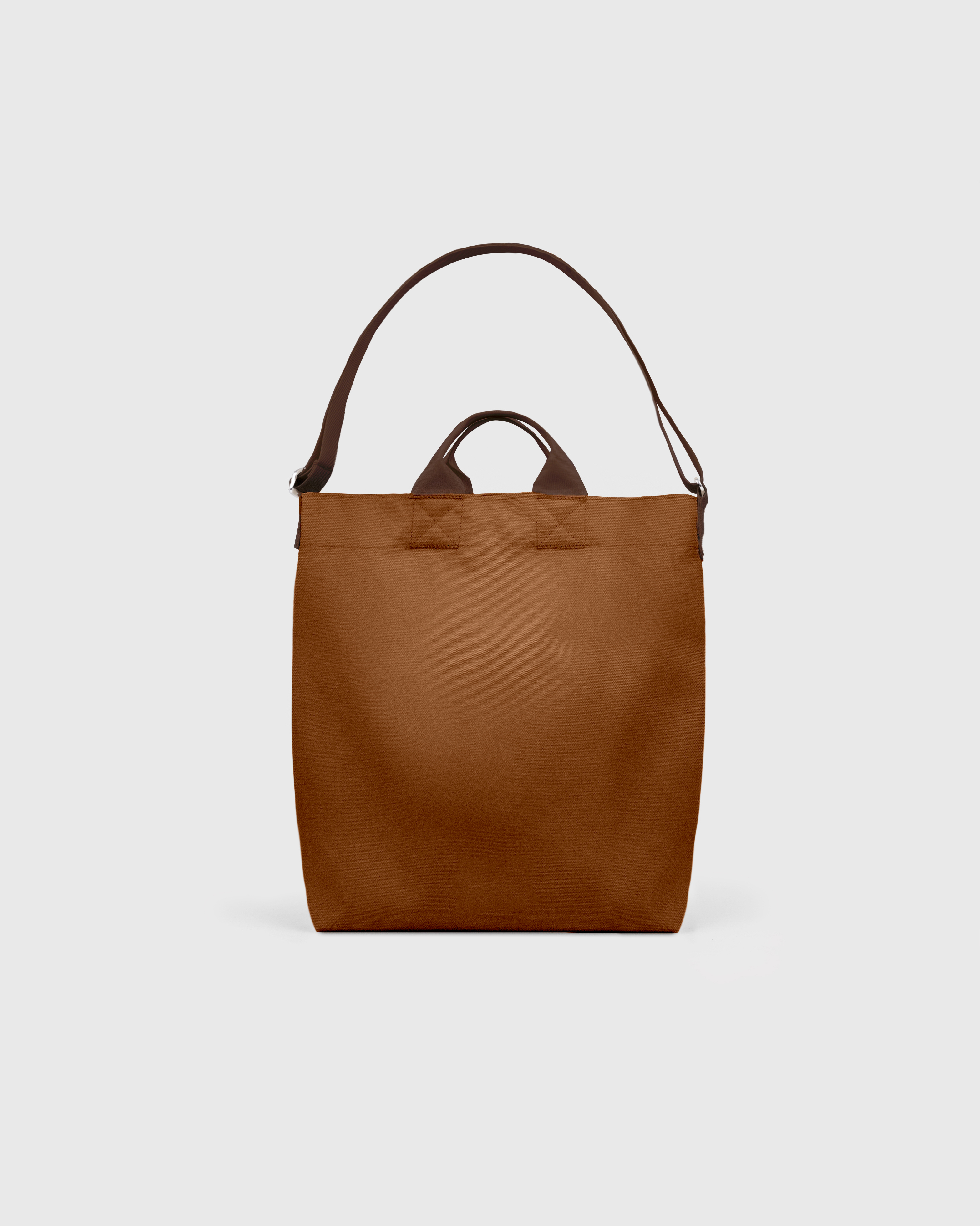 GROUND Shopper Bag is in color sepia brown (4 of 14)