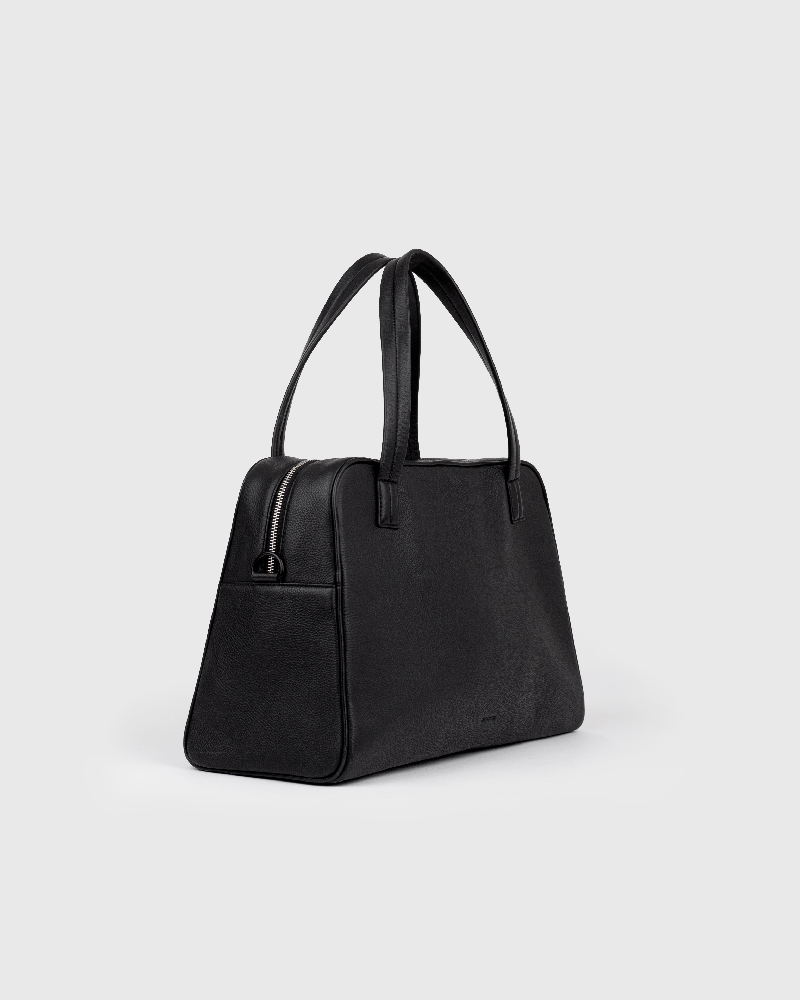 LEATHER Bowling Bag Black | Shoulder bag | Sandqvist