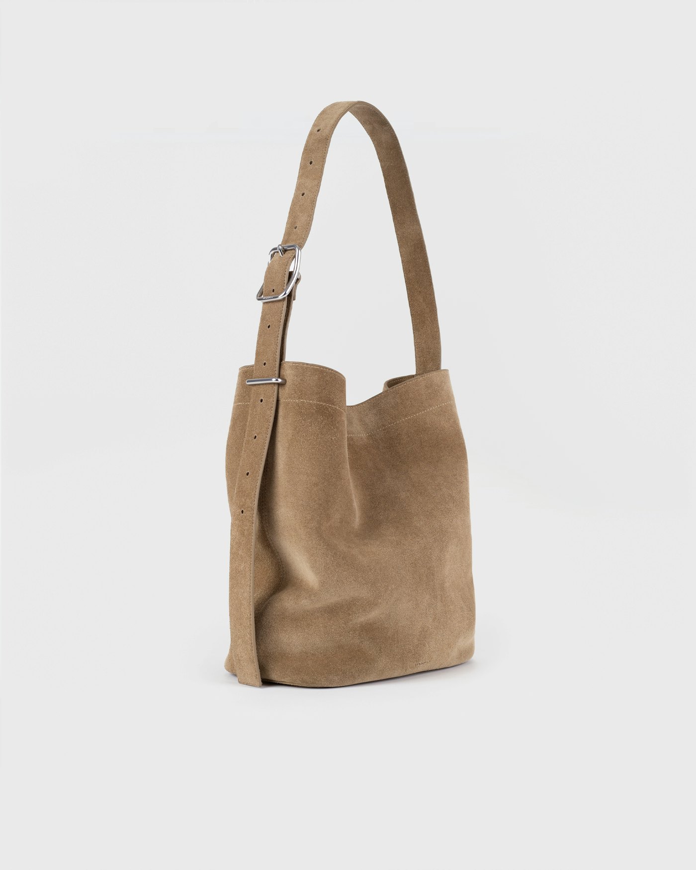 LEATHER Shopper Bag est en couleur taupe (5 de 9)