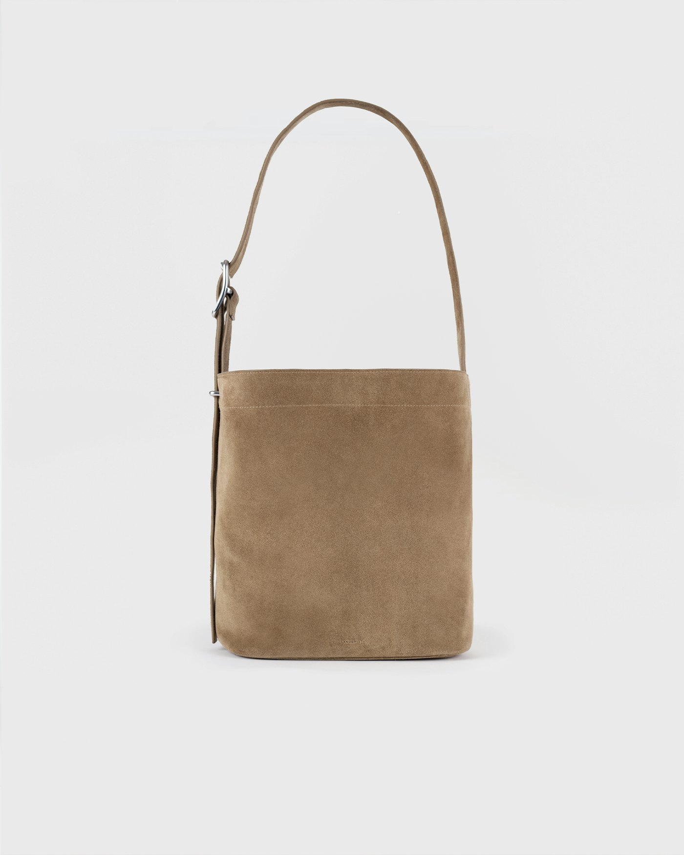 LEATHER Shopper Bag est en couleur taupe (3 de 9)