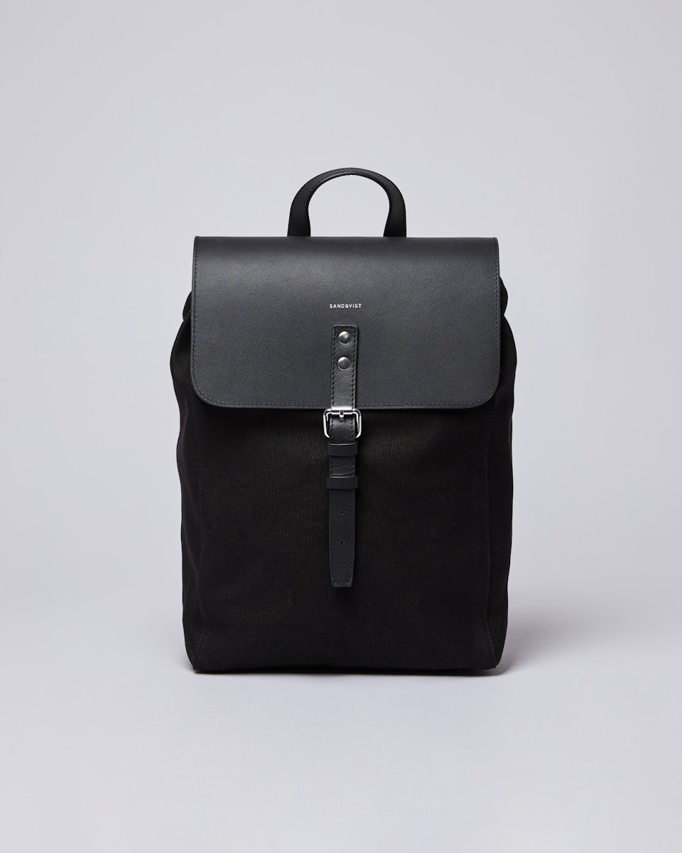 Sandqvist - Backpack - Black - ALVA  Women leather backpack, Black leather  backpack, Leather