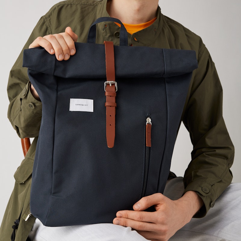 Sandqvist Backpack Navy Dante Sandqvist Backpack Navy Dante